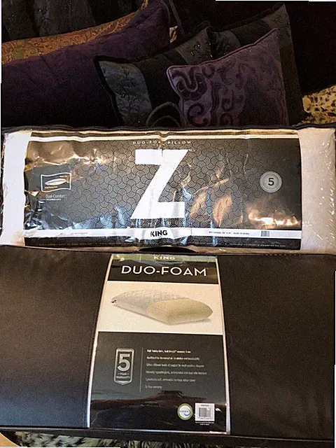 2 MALOUF KING DUO FOAM TALALAY LATEX & DUAL MEMORY FOAM DUAL COMFORT