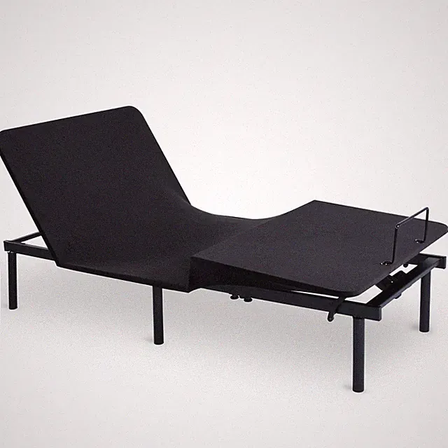 Adjustable Bed Frame with Head and Foot Incline, Wireless Remote, Black, Twin XL