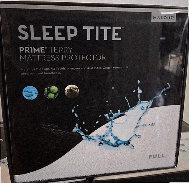 Full - Malouf Sleep Tite Prime Terry Waterproof Mattress Protector Full Size NEW