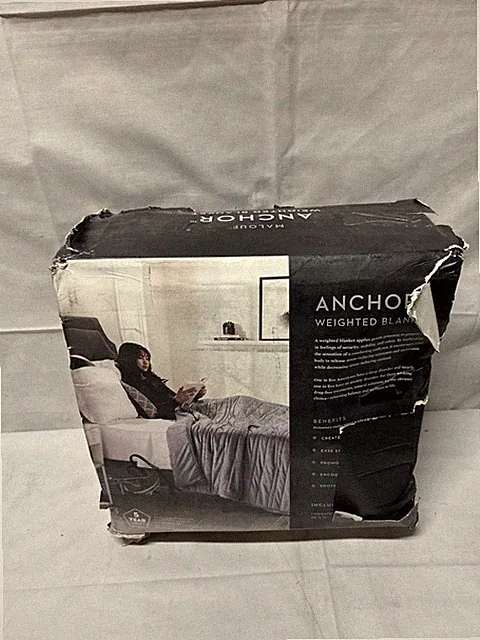Malouf Fine Linens Anchor 15 lb. Weighted Blanket