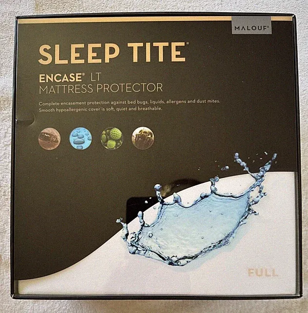Malouf Full Size Sleep Tite Encase LT Bed Bug & Waterproof Mattress Encasement