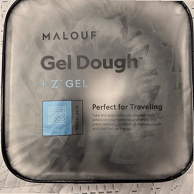 Malouf Gel Dough (PLUS Z Gel) Cooling Travel Pillow
