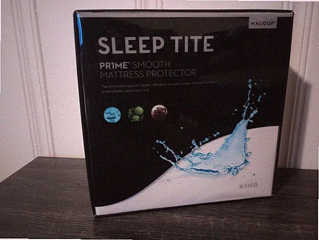 Malouf Pr1me Smooth Hypoallergenic Mattress Protector King Size