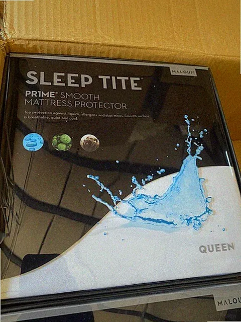 Malouf Pr1me Smooth Hypoallergenic Mattress Protector, Queen (SL0PQQMP)