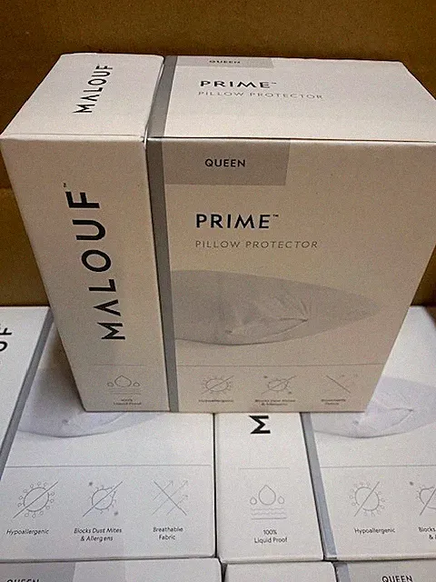 MALOUF Prime™ Pillow Protector - Queen, SL0PQQPP - BUY MORE & SAVE!!