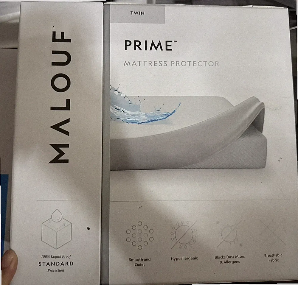 Malouf PRIME Smooth Mattress Protector - Twin Size
