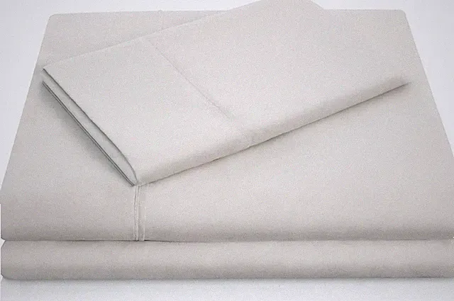 MALOUF Queen Microfiber Sheet Set Tan Ultra Soft Wrinkle Free 4 Piece - Tan