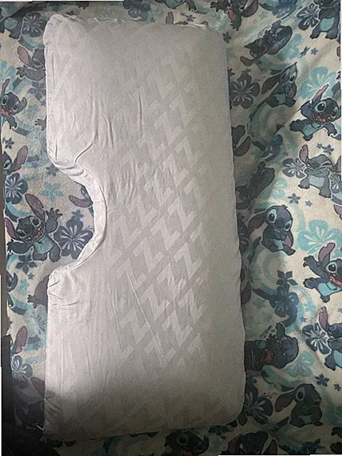Malouf Shoulder Zoned Dough + Lavender King Pillow Tencel Lyocell White