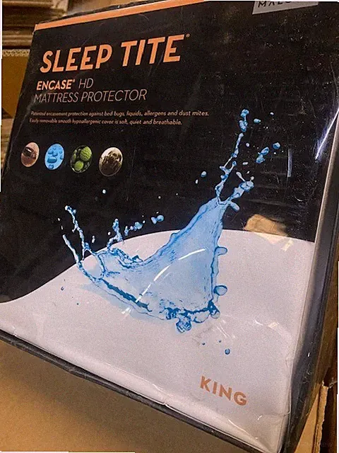 Malouf Sleep Tite Encase® HD Mattress Protector KING **Read Description**