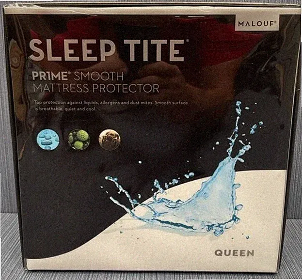 Malouf Sleep Tite Prime smooth Mattress Protector Queen size SL0PQQMP