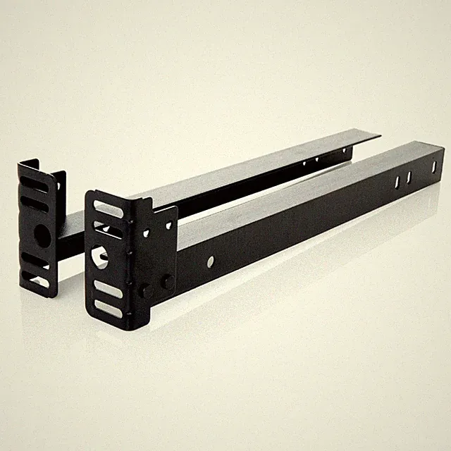 MALOUF Structures Bolt-on Footboard Extension Brackets Set of 2 Twin-King,Black