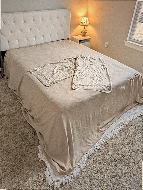 Malouf Woven Tencel Tan King Flat Sheets & Pillowcovers Cooling Soft Luxurious