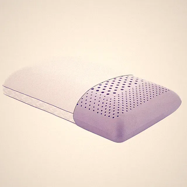 MALOUF Zoned Dough Memory Foam Pillow Queen Lavender Aromatherapy Spray
