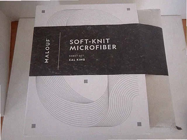 New Malouf Woven Microfiber Cal King Sheet Set 4pc Driftwood
