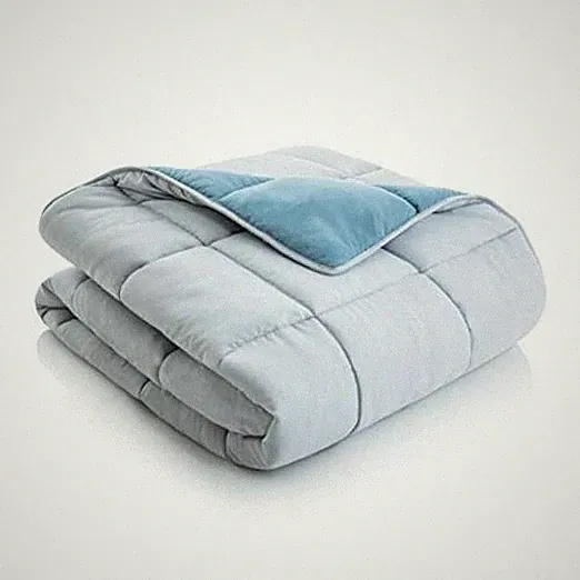 Reversible Bag Complete Bedding Set-- King Pacific/Ash