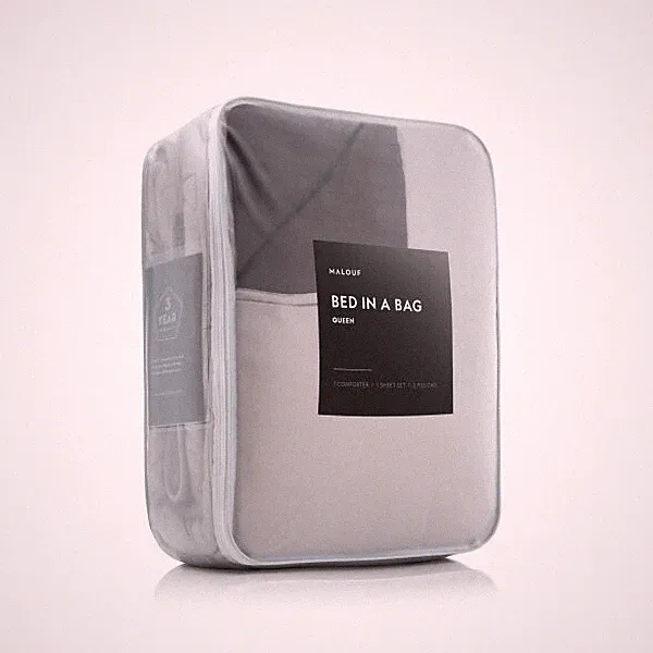 Woven Bed In A Bag. Comforter, bedsheet and pillow