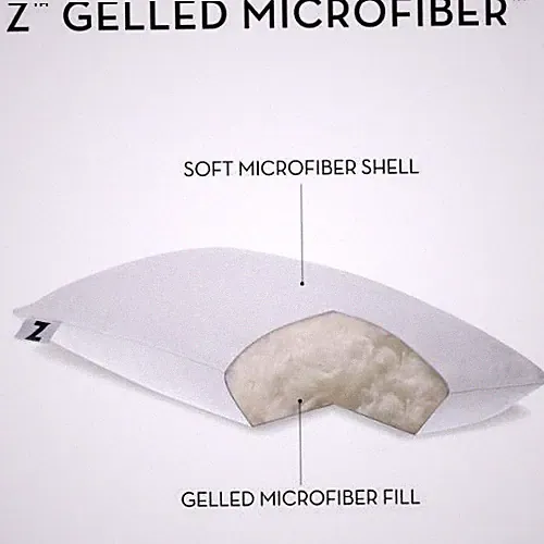 Z by Malouf, Gelled Microfiber Bodypillow, Cotton Cover, NWT